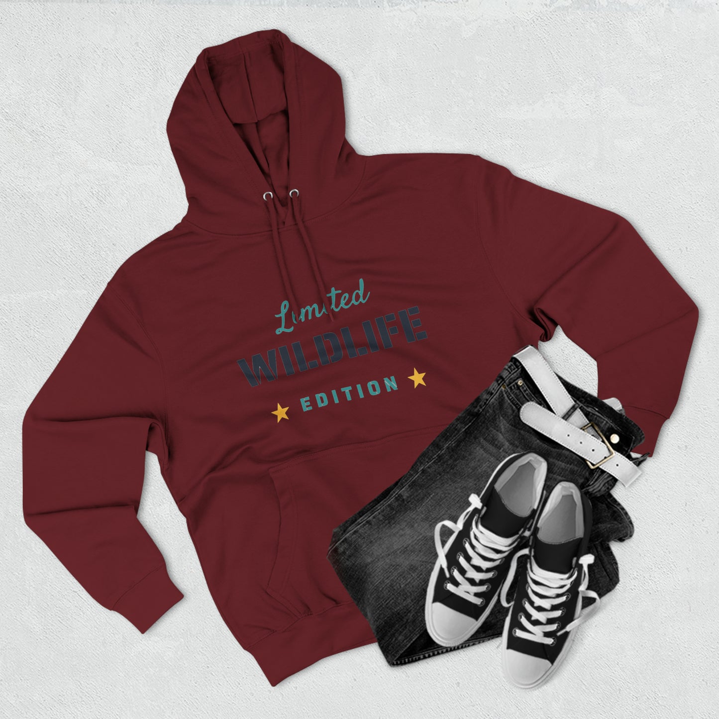 Wolf (Wildlfe) Premium Pullover Hoodie