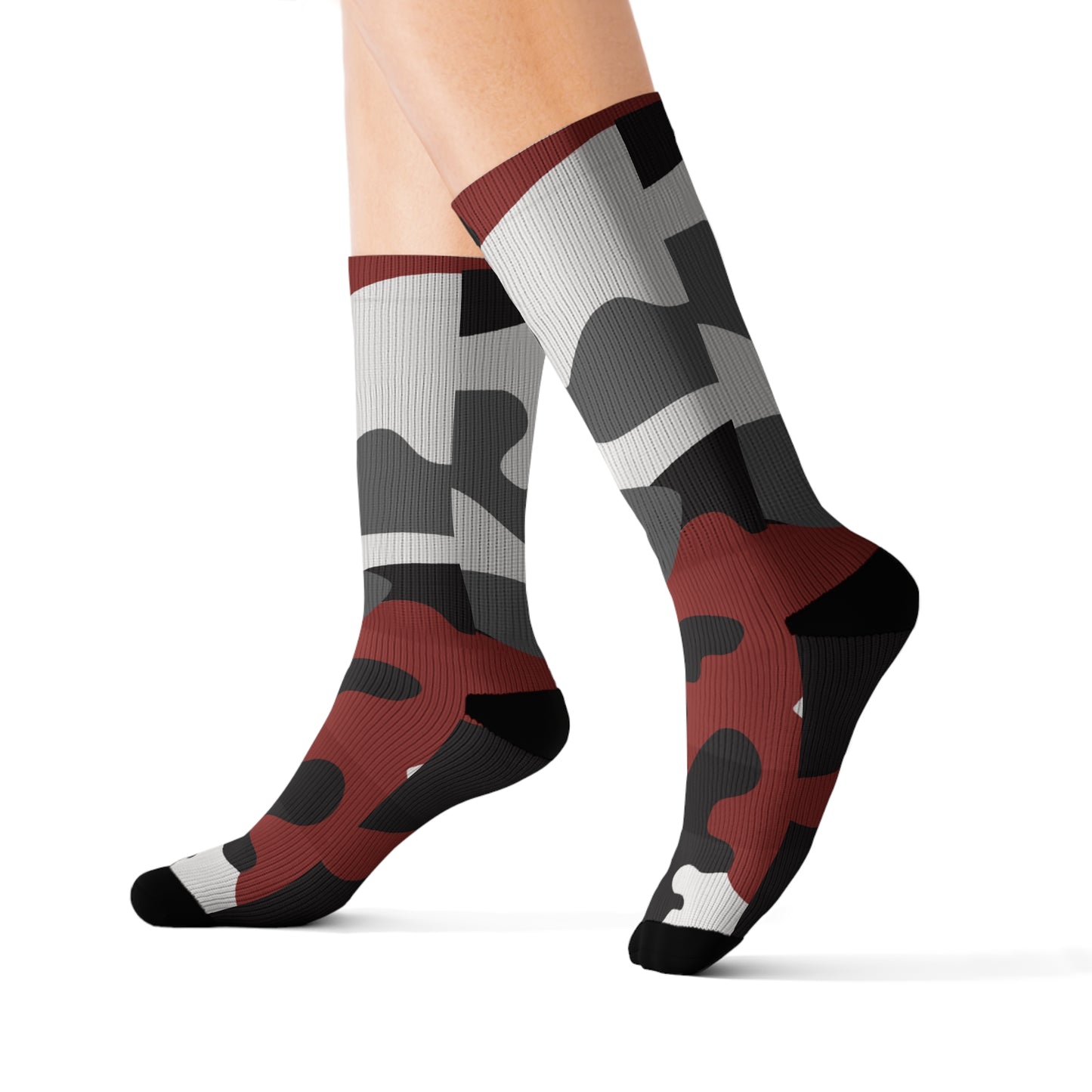 Red Camo Socks