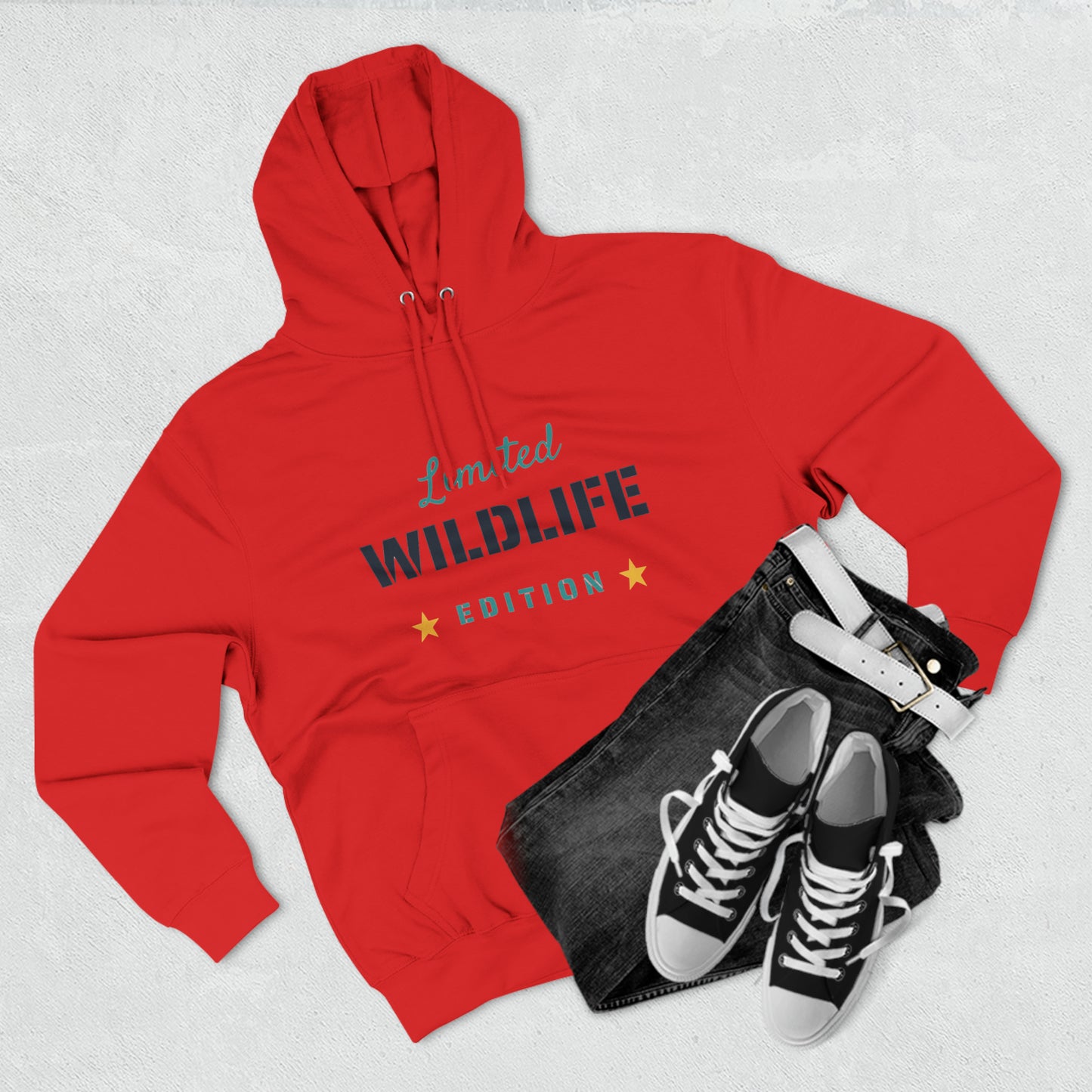 Wolf (Wildlfe) Premium Pullover Hoodie