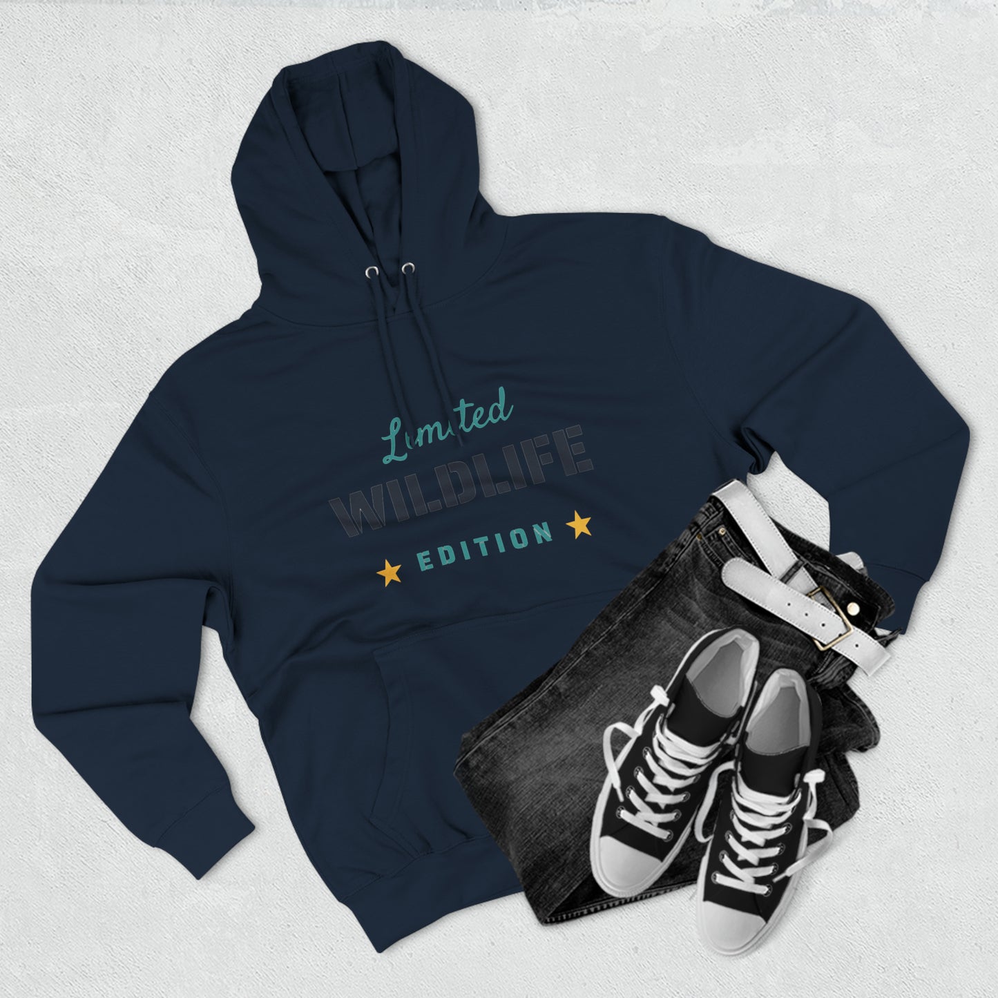 Wolf (Wildlfe) Premium Pullover Hoodie