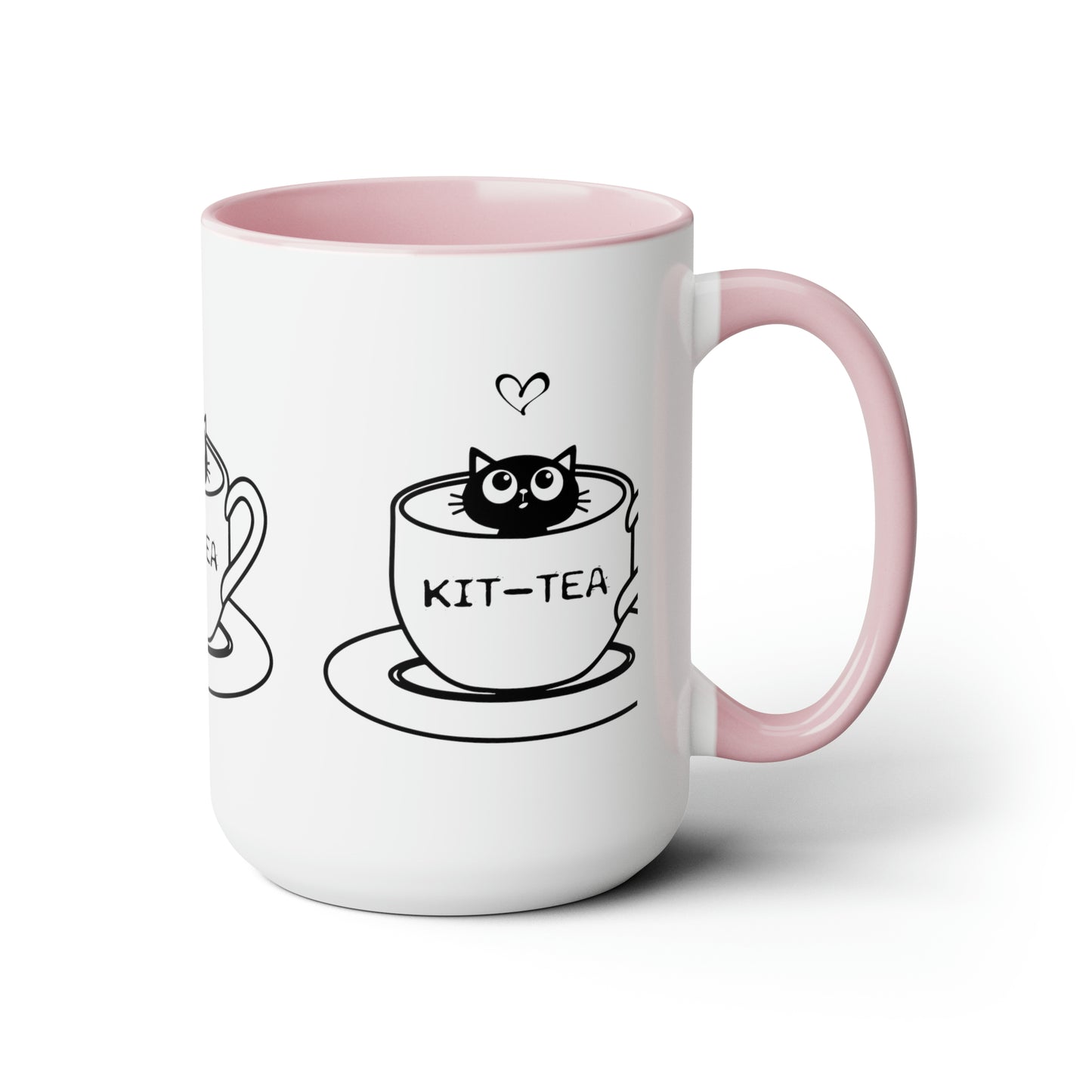 Two-Tone Coffee Mugs, 15oz