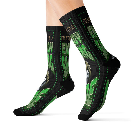 Blk Energy Saving Socks