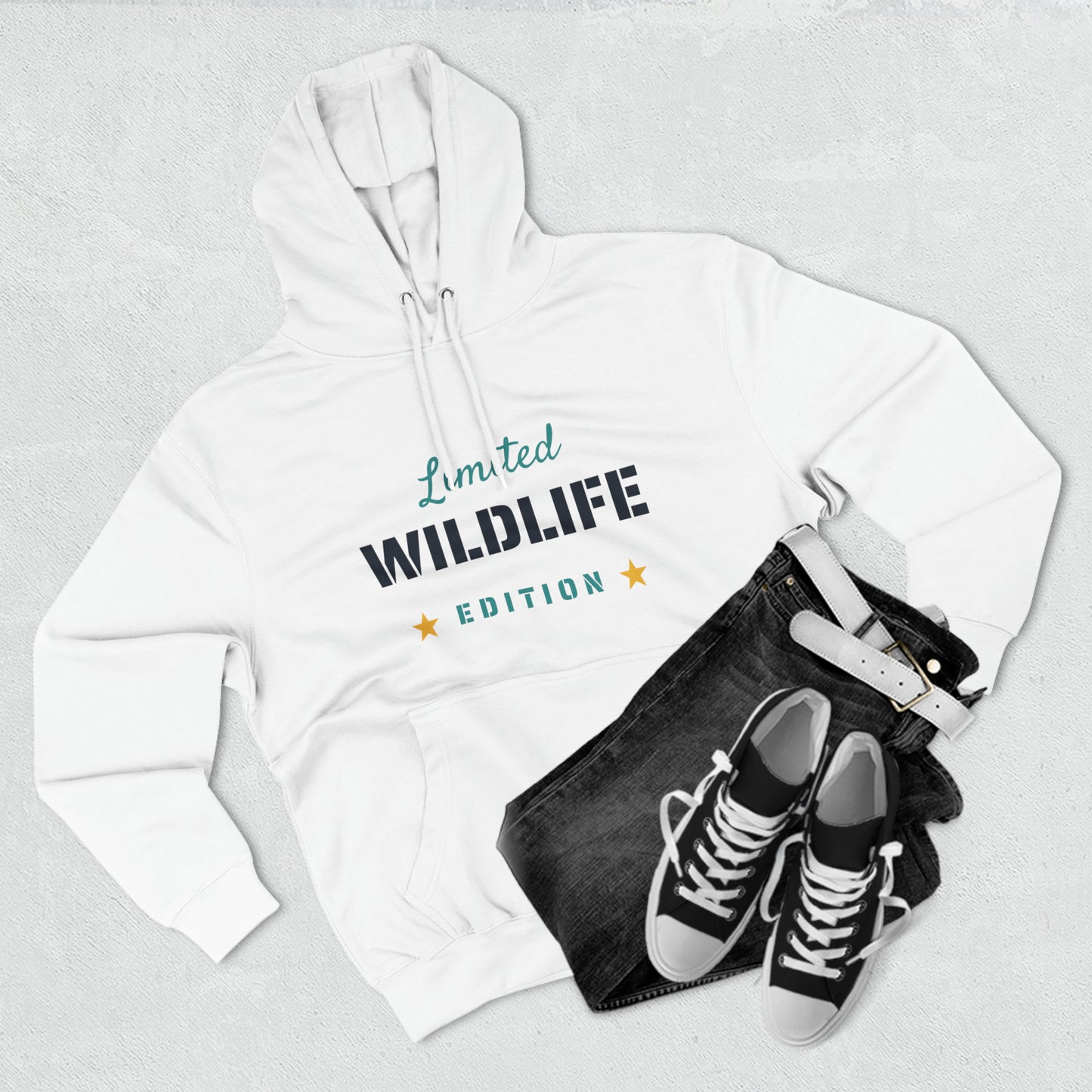 Wolf (Wildlfe) Premium Pullover Hoodie