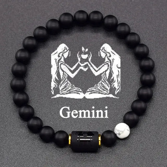 12 Constellation Zodiac Signs Bracelet