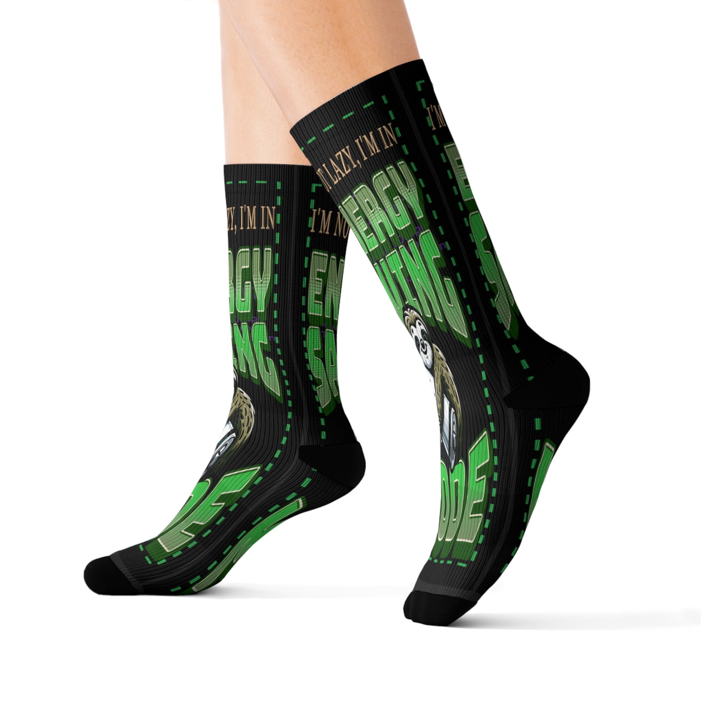 Blk Energy Saving Socks