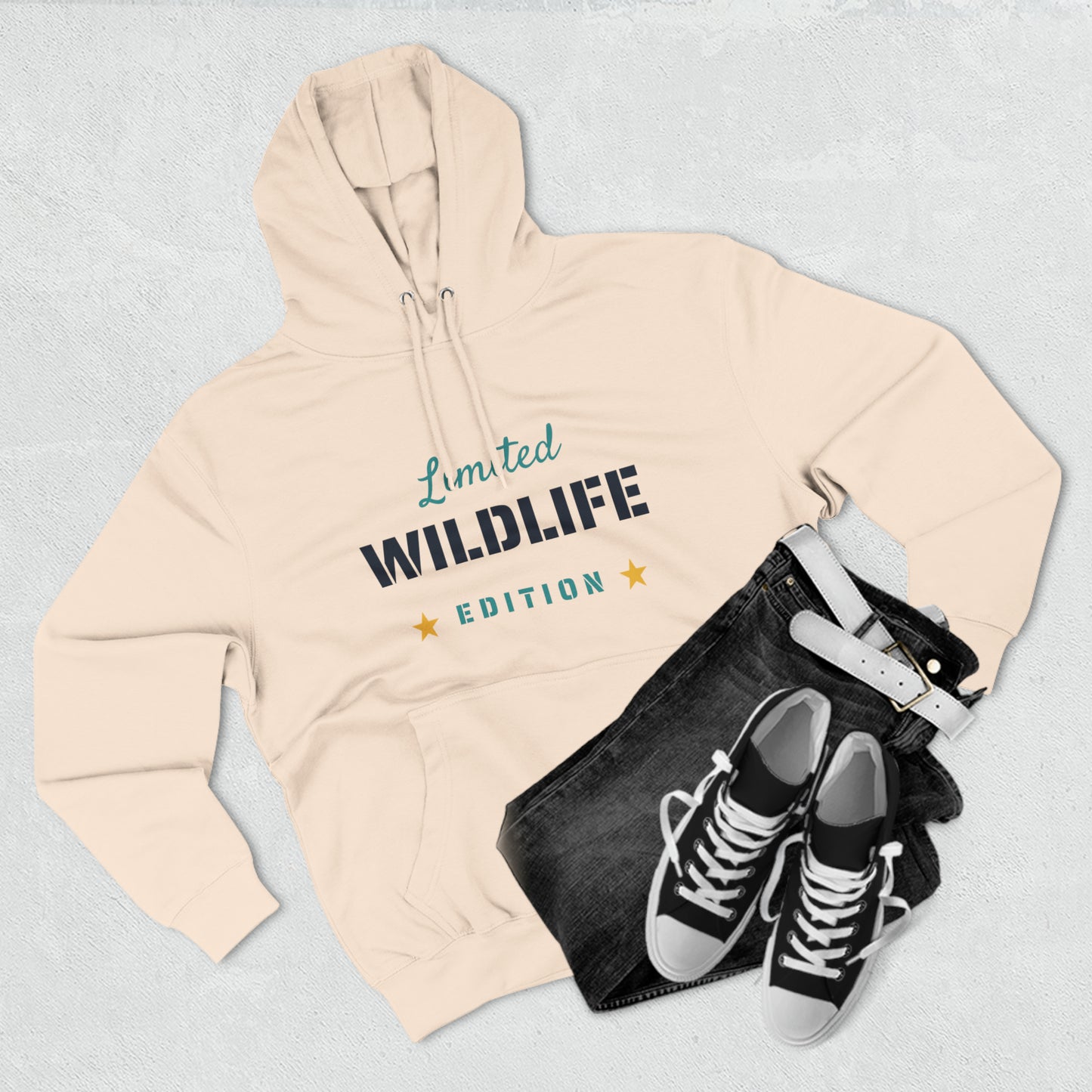 Rhino (Wildlife) Premium Pullover Hoodie