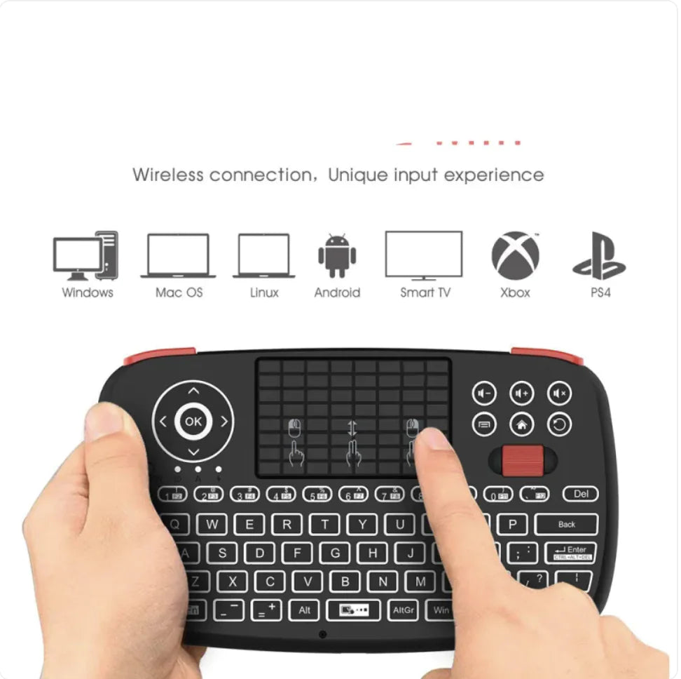 2-in-1 Mini Wireless Bluetooth Keyboard for Mobile Phones – 2.4G Dual Mode