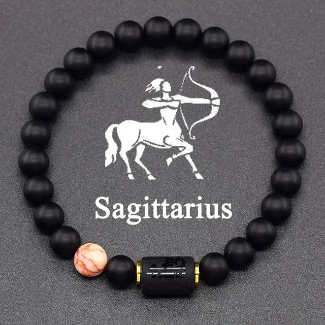 12 Constellation Zodiac Signs Bracelet