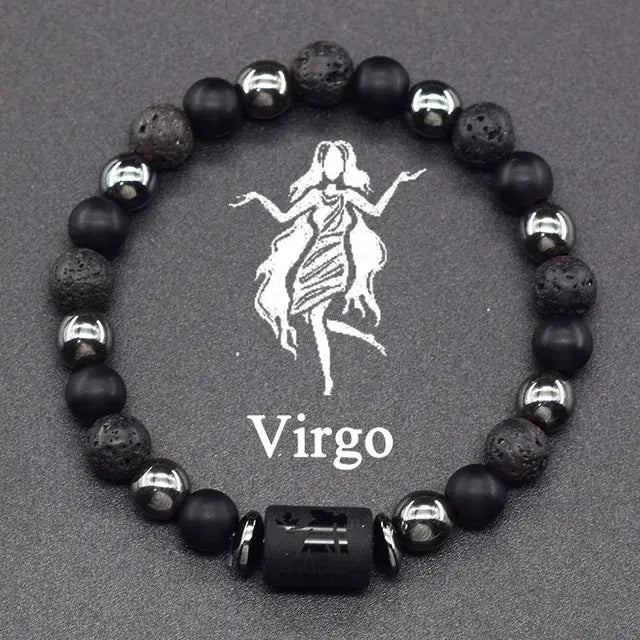 12 Constellation Zodiac Signs Bracelet