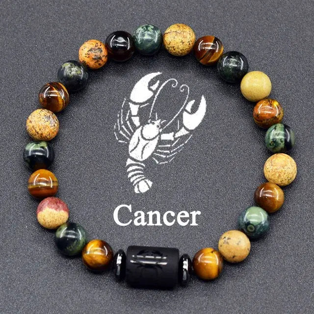 12 Constellation Zodiac Signs Bracelet