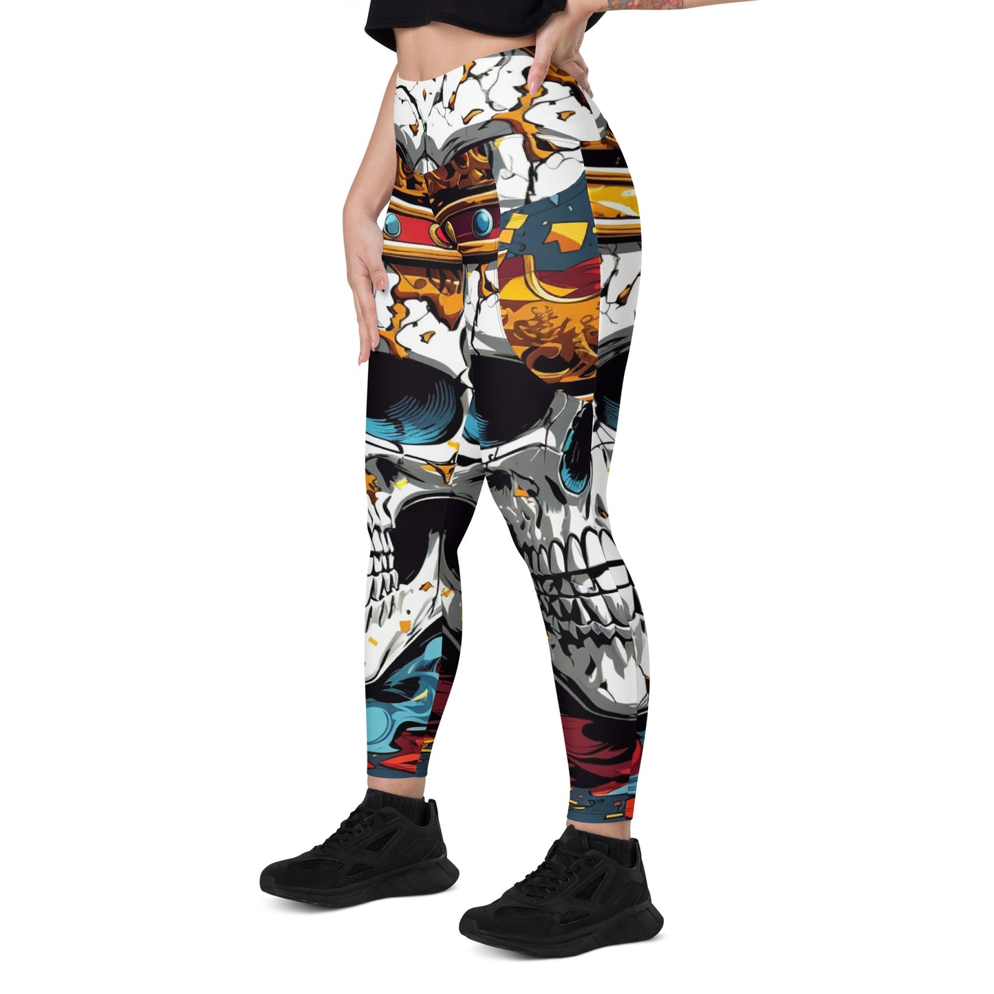 King Skull Leggings