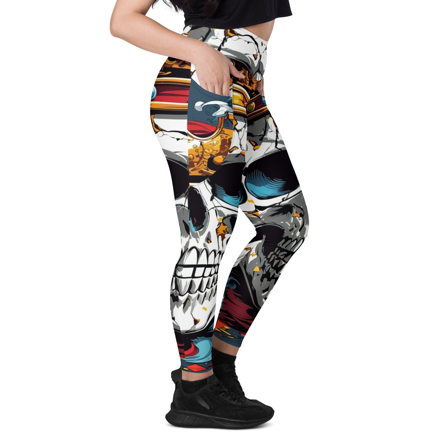 King Skull Leggings