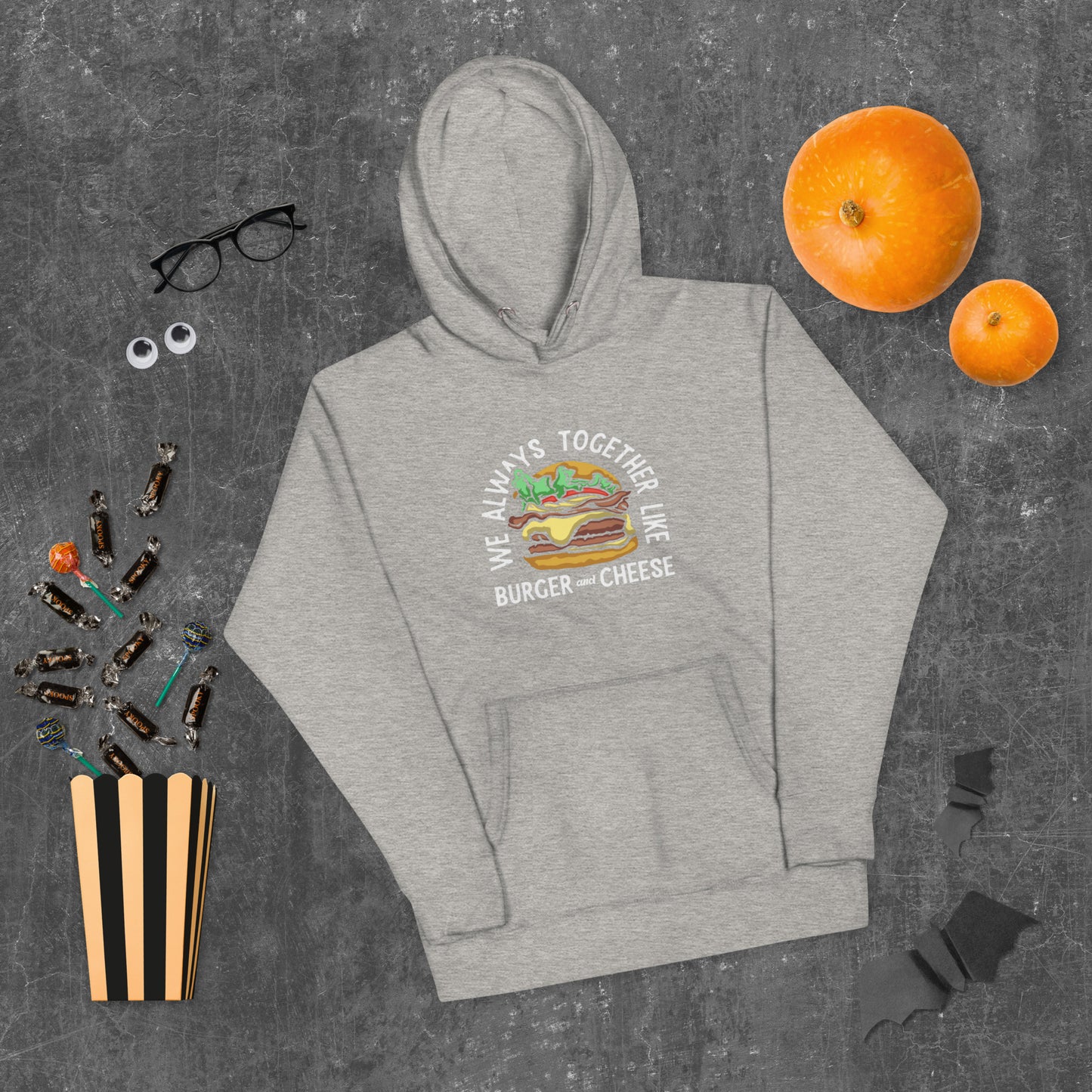 Together like Hamburger Hoodie