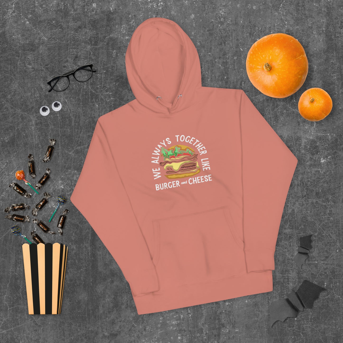 Together like Hamburger Hoodie