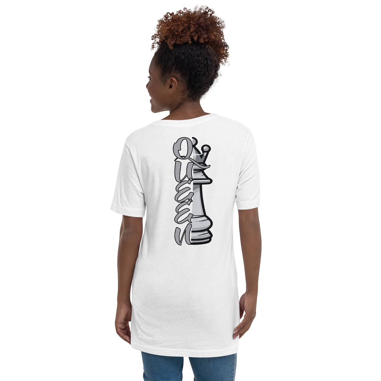 Queen Piece V-Neck T-Shirt