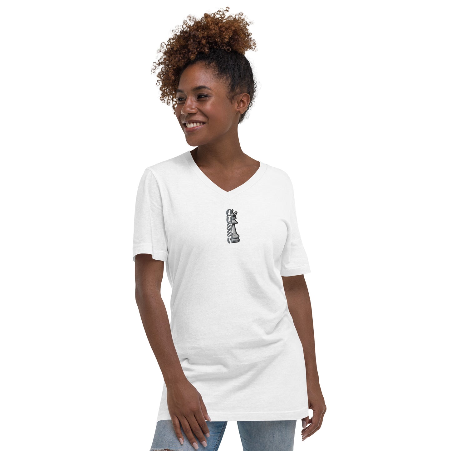 Queen Piece V-Neck T-Shirt