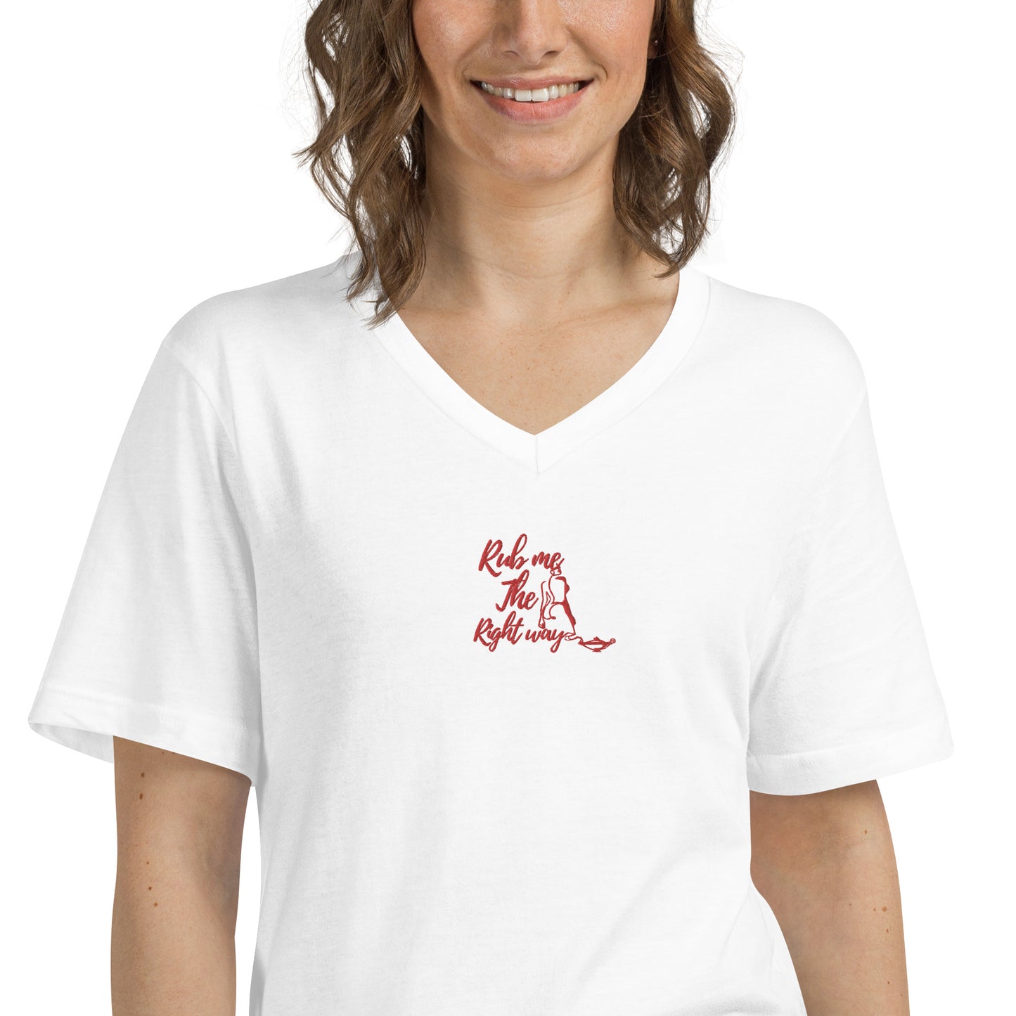 Rub me right V-Neck T-Shirt