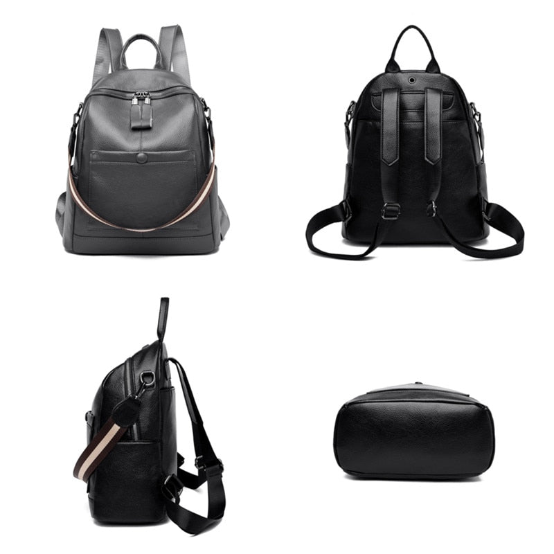 Women Leather Backpacks