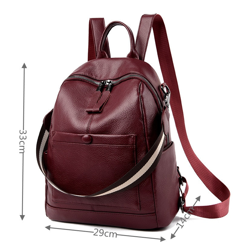 Women Leather Backpacks