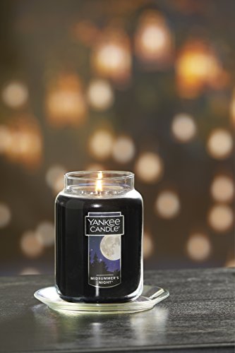 Yankee Candle MidSummer's Night Scented, Classic 22oz Large Jar Single Wick Candle, Over 110 Hours of Burn Time