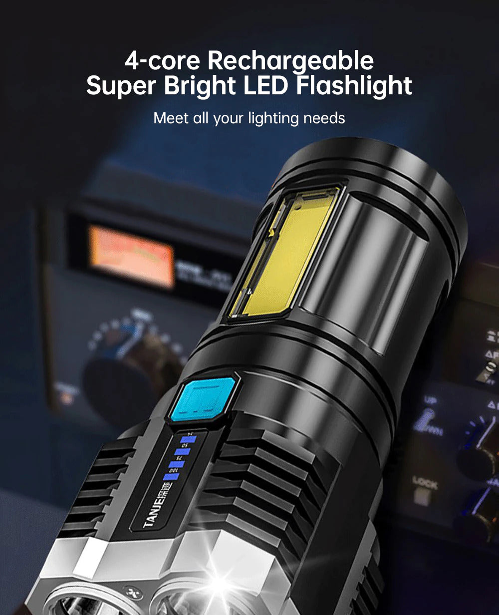 Super Bright LED Rechargeable Flash Light