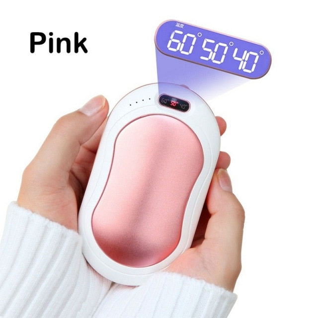 Winter Mini Hand Warmer Heating Pad USB Rechargeable