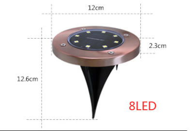 Solar Garden Disk Light