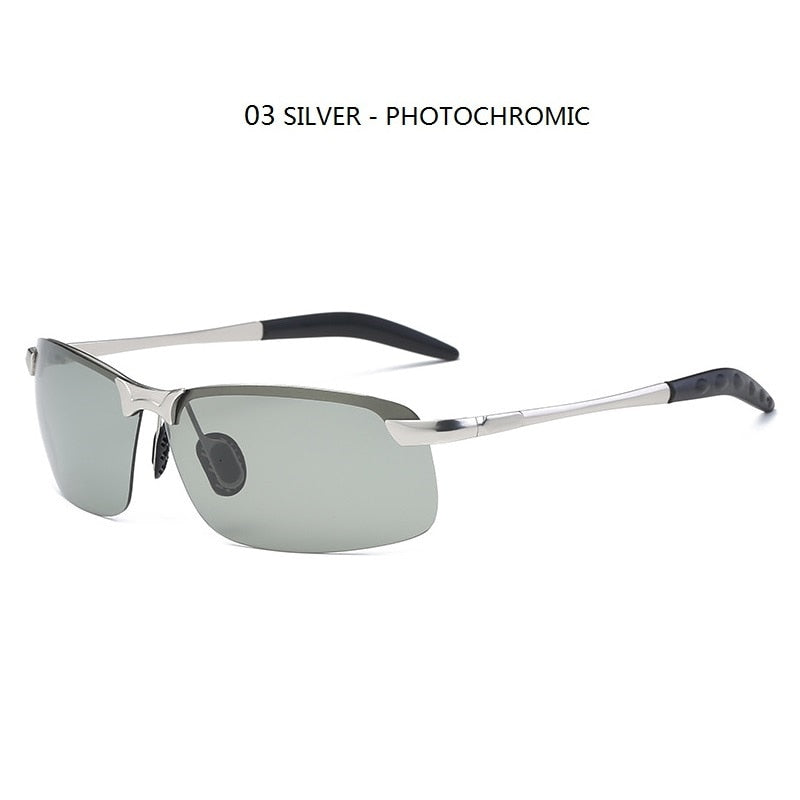 Photochromic Sunglasses Men Polarized Driving Chameleon Glasses Male Change Color Sun Glasses Day Night Vision Driver's Eyewear