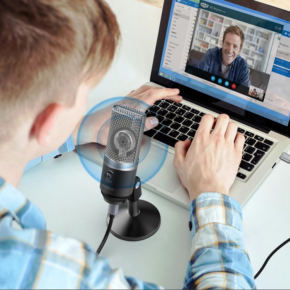 FIFINE USB Microphone for laptop and Computers for Recording Streaming Twitch Voice overs Podcasting for Youtube Skype K670