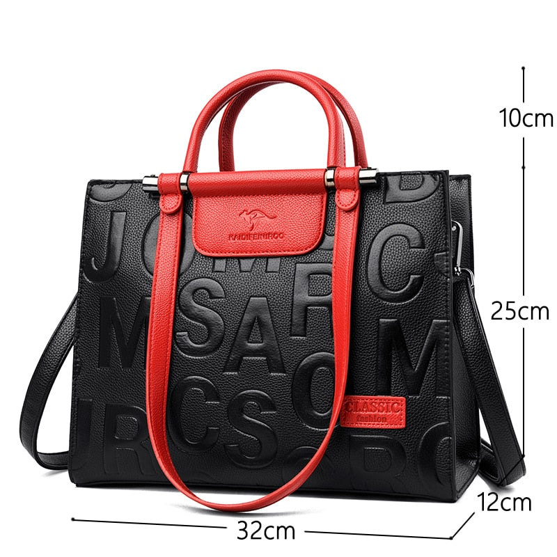 Large Capacity Retro Handbag