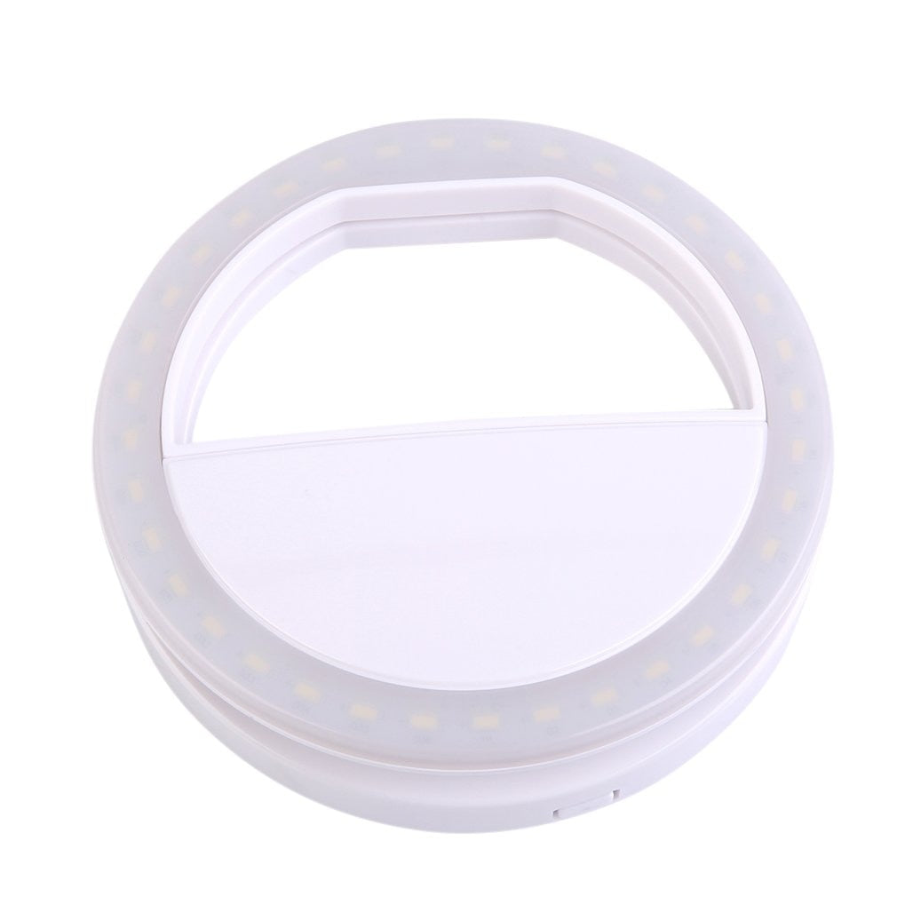 LED Ring Flash Universal Selfie Light Portable Mobile Phone 36 LEDS Selfie Lamp Luminous Ring Clip For iPhone 11 X XR Samsung