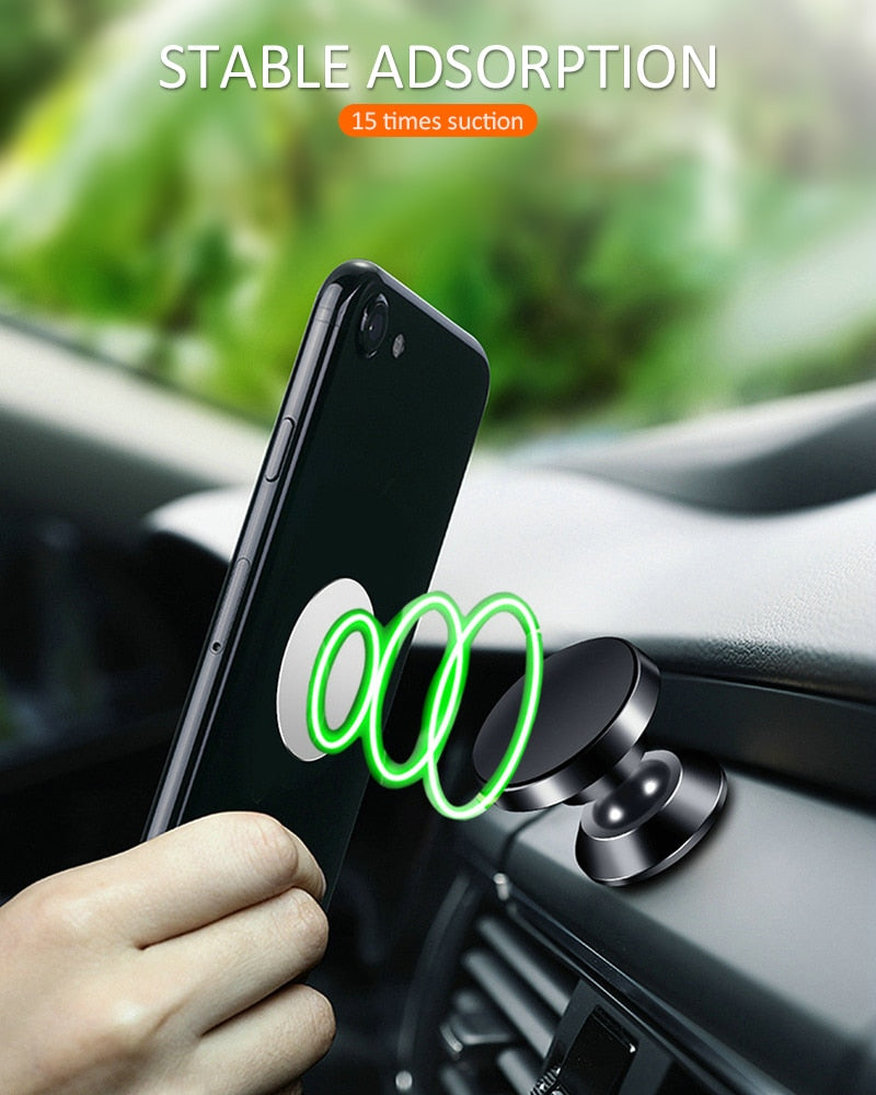 ZUIDID Magnetic Car Phone Holder Magnet Mount Mobile Cell Phone Stand GPS Support For iPhone 13 12 Xiaomi Huawei Samsung Oneplus