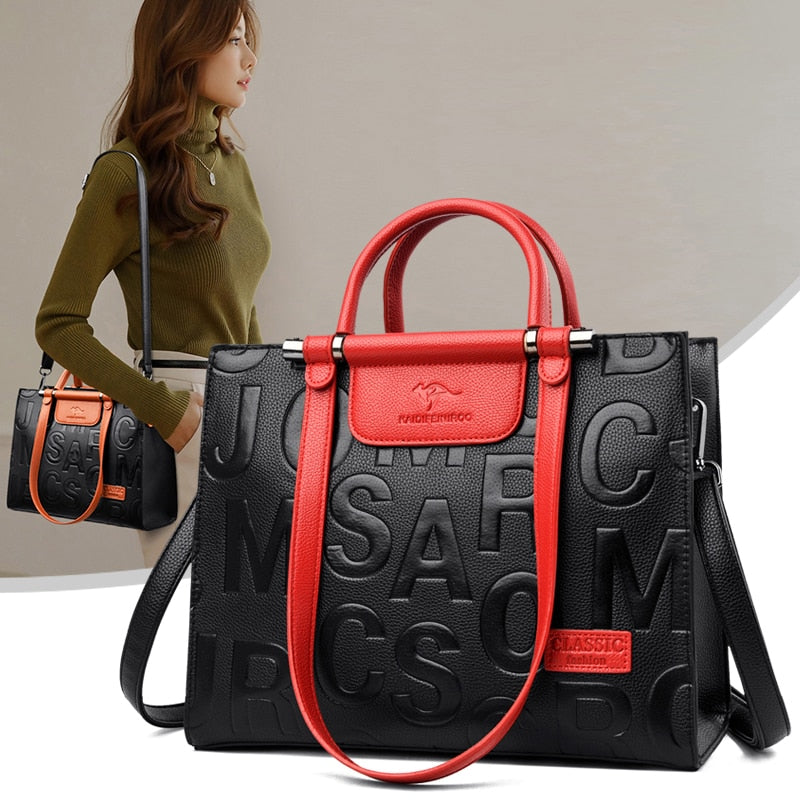 Large Capacity Retro Handbag