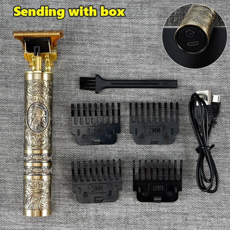 USB Electric Hair Clippers Rechargeable Professional