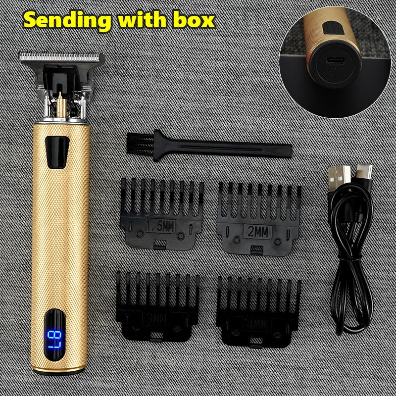 USB Electric Hair Clippers Rechargeable Professional