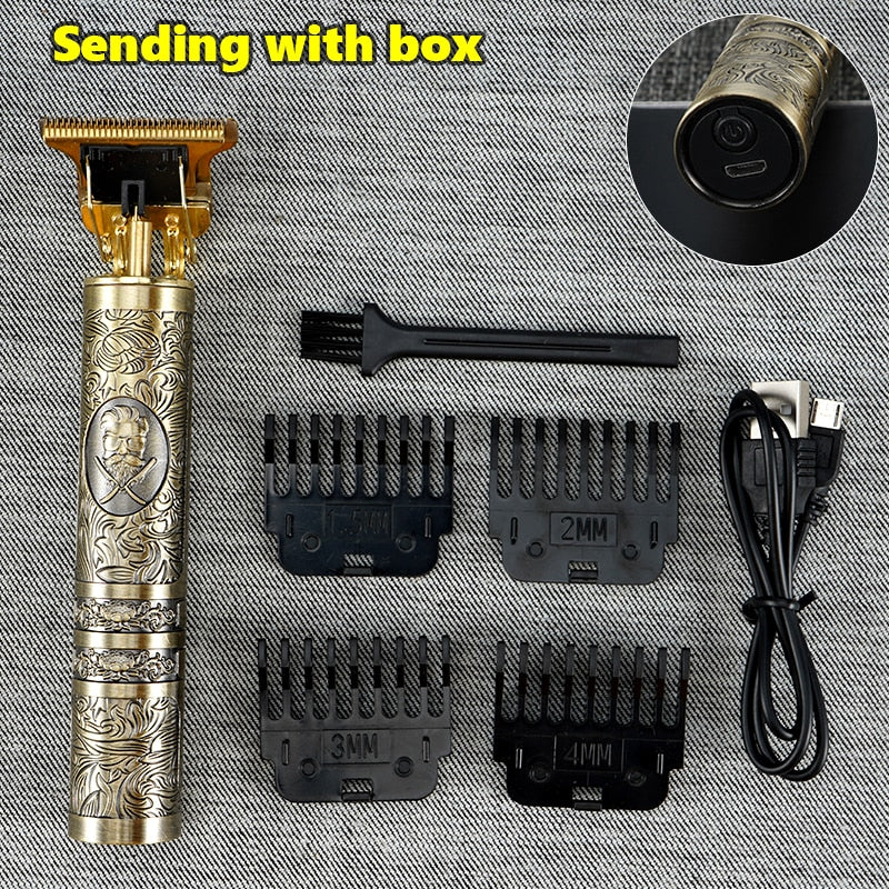 USB Electric Hair Clippers Rechargeable Professional