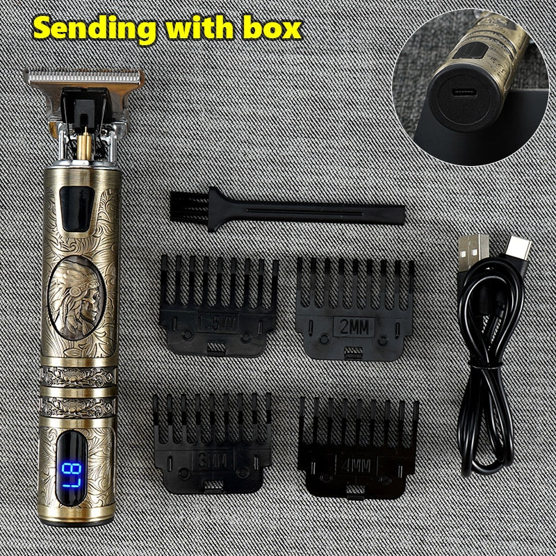 USB Electric Hair Clippers Rechargeable Professional