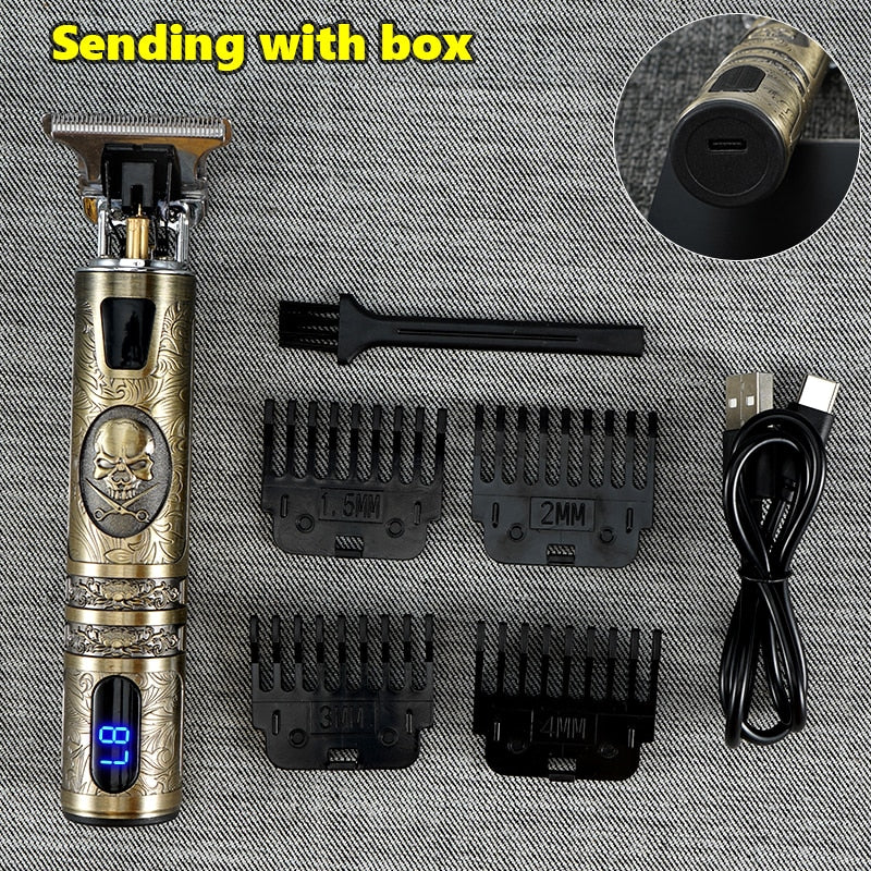 USB Electric Hair Clippers Rechargeable Professional