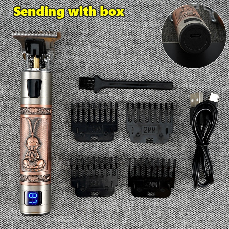 USB Electric Hair Clippers Rechargeable Professional