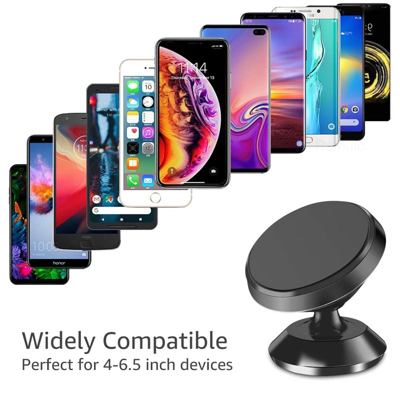 ZUIDID Magnetic Car Phone Holder Magnet Mount Mobile Cell Phone Stand GPS Support For iPhone 13 12 Xiaomi Huawei Samsung Oneplus