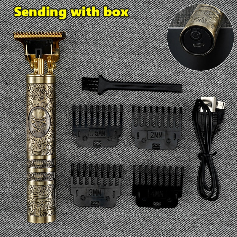 USB Electric Hair Clippers Rechargeable Professional