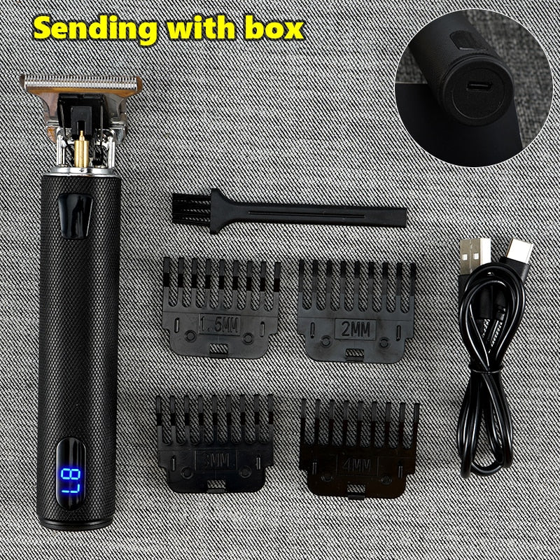 USB Electric Hair Clippers Rechargeable Professional