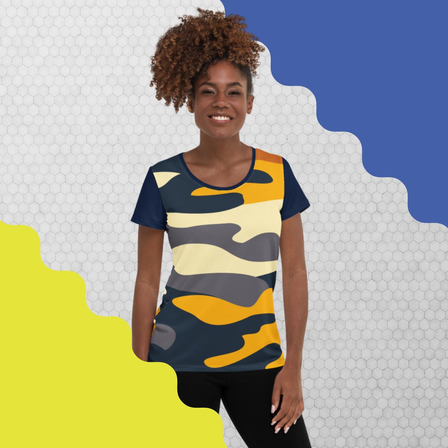 All-Over Print Women's Athletic T-shirt