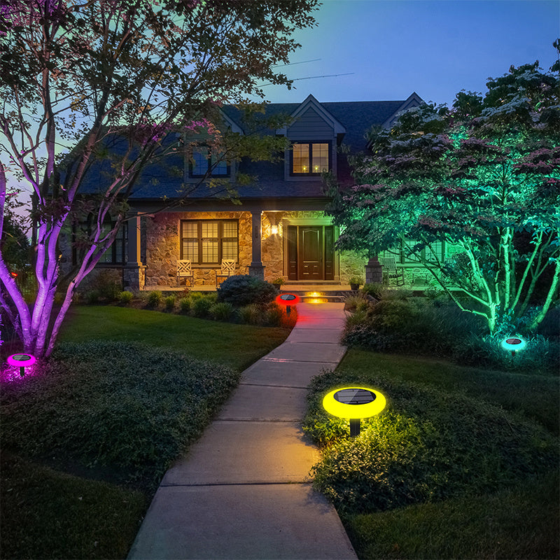 Waterproof Garden Solar Lighting 7 Colors Led