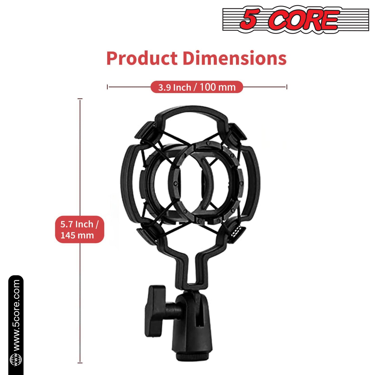 Microphone Condenser Mic for Computer Gaming; Podcast Tripod Stand Kit for Streaming; Recording; Vocals; Voice; Cardioids Studio Microphone 5 Core