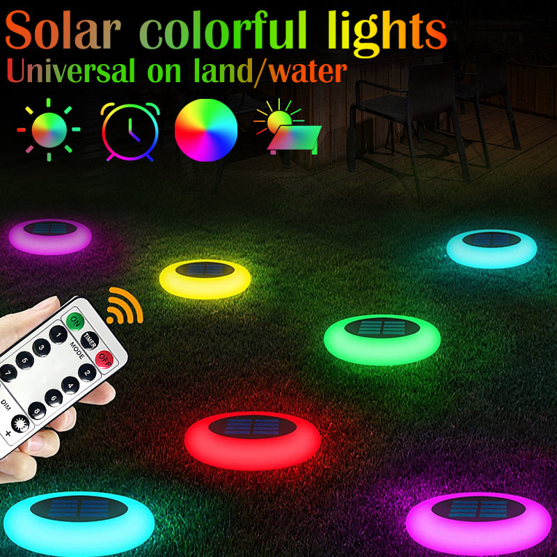 Waterproof Garden Solar Lighting 7 Colors Led