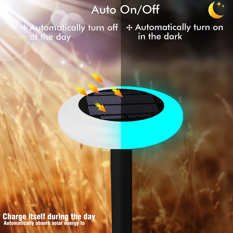 Waterproof Garden Solar Lighting 7 Colors Led