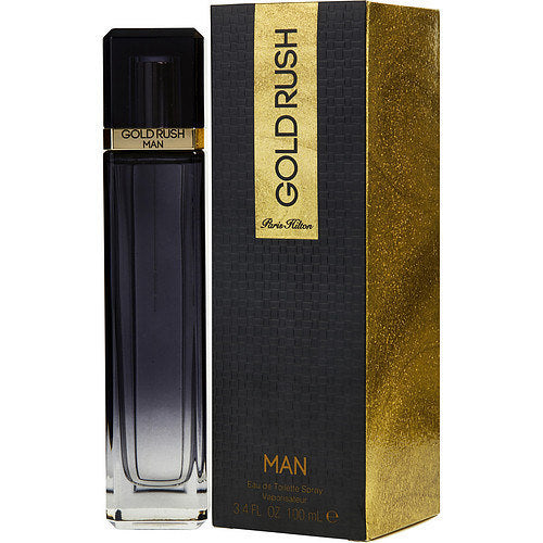 PARIS HILTON GOLD RUSH MAN by Paris Hilton EDT SPRAY 3.4 OZ