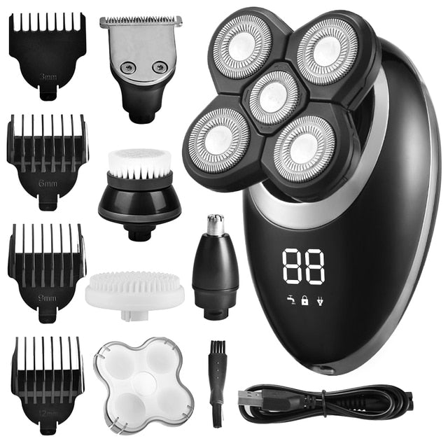 LCD Display Electric Shaver