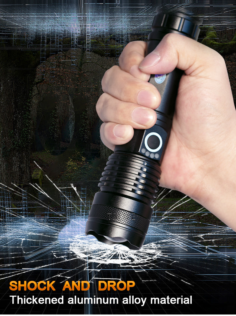 Drop Shipping xhp50.3most powerful flashlight 5 Modes usb Zoom led torch xhp50 18650 or 26650 battery Best Camping, Outdoor